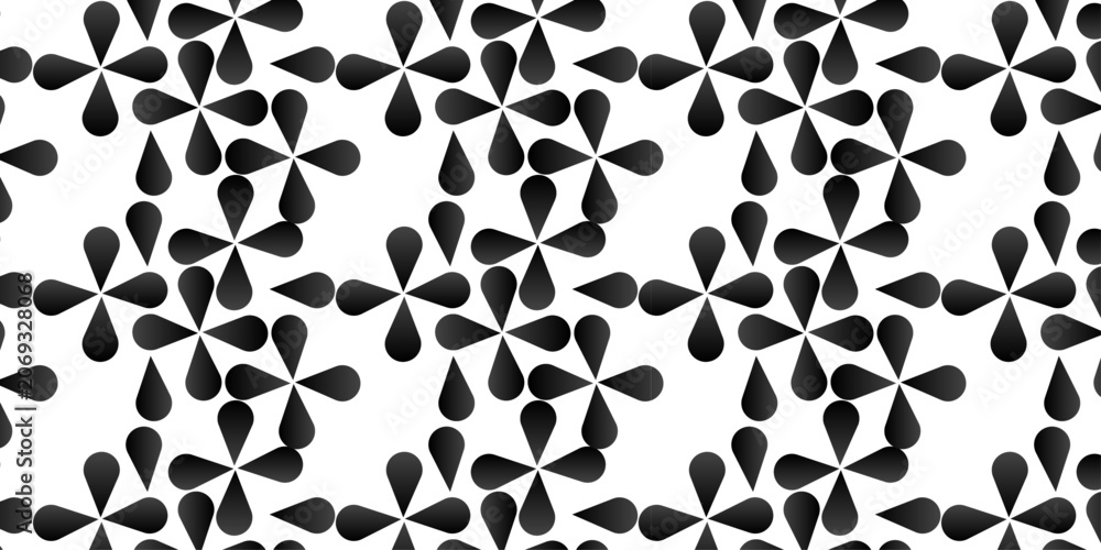 Fototapeta premium seamless floral leaf textile leopard print fabric decor decoration design.