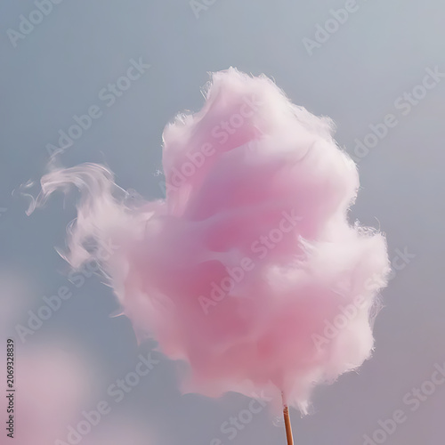 Pink cotton candy
