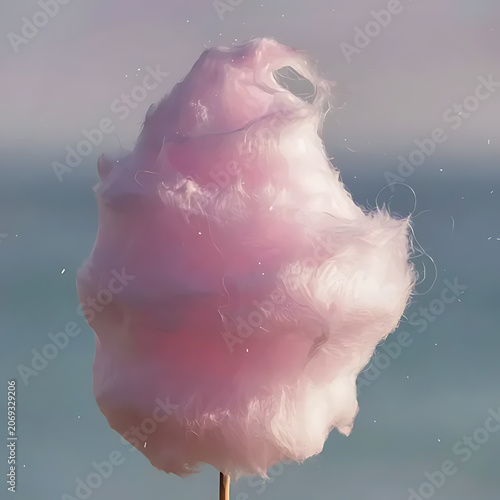 Pink cotton candy