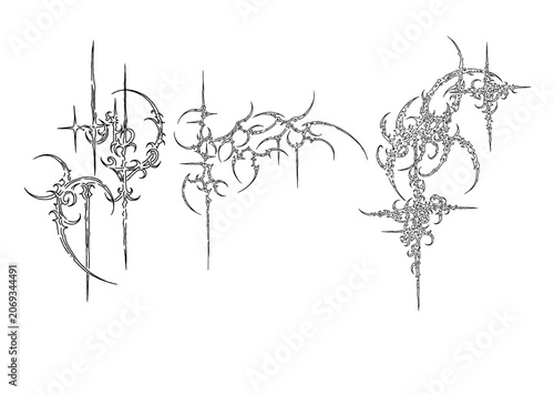 Cybersigilism Tribal Tattoo Design Art