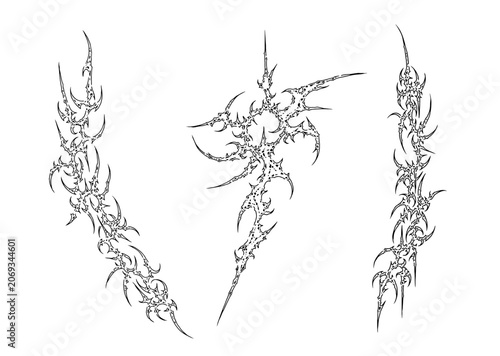 Cybersigilism Tribal Tattoo Design Art