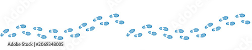 Foto Group of runners silhouettes highly detailed, for metaphoric progression