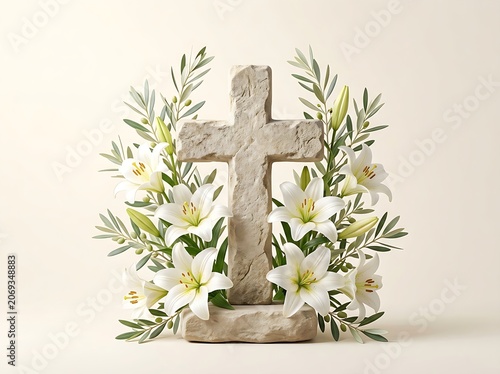 Christian Easter Hope Church Banner Background
