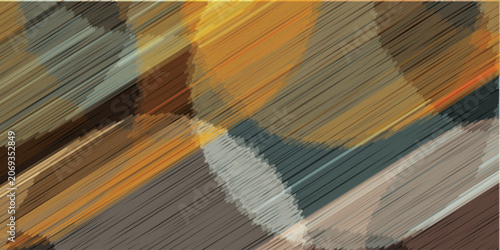 Tableau sur toile Abstract textured background with diagonal lines and brushstrokes in earthy tones