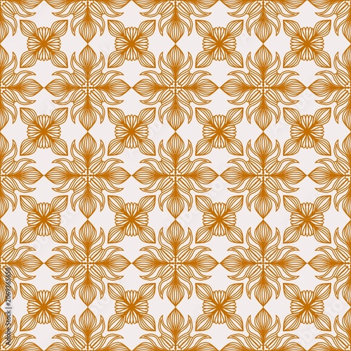 seamless damask pattern