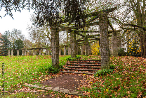 Photography Citadelpark archways in Ghent, Belgium