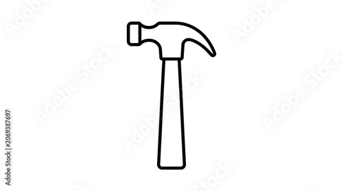 Hammer Outline Icon