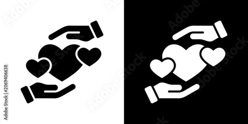 Foto Kindness Icon Set Multiple Style Collection