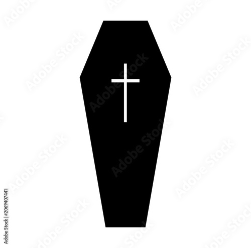 Coffin Svg, Casket Cricut, Cross Svg, Halloween Design, Coffin Vector File, Christian Svg, Casket Clipart.