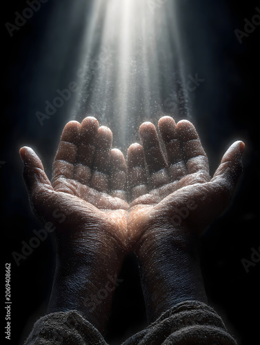 World Youth Skills Day Readiness Growth Vertical Poster, Empty Hand Silhouette Hold Single Light Beam In Dark, Empty Palm Represent Learning Minimal Frame, Material For Public Welfare Vocational Game
