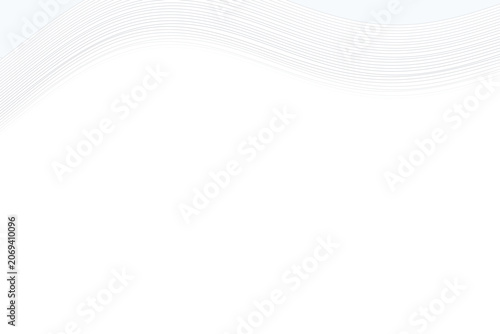 Obraz na plátně Topographic wave pattern with parallel thin lines, curving flowing strokes on a