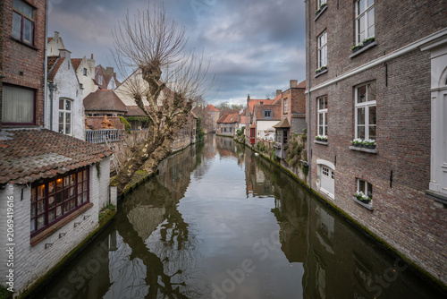 Bruges, the capital of West Flanders in northwest Belgium