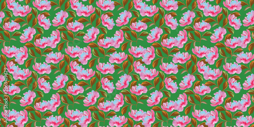Seamless floral pattern, ditsy flower pattern, fabric print in vintage style on light beige background, timeless floral, small ditsy flower. Surface design for home textile, wallpaper pattern, fabric,