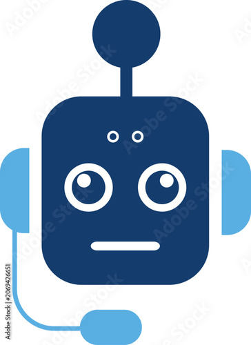 AI Chatbot Vector Illustration with Conversational Interface, Virtual Assistant, Messaging Technology and Customer Support Automation Concept