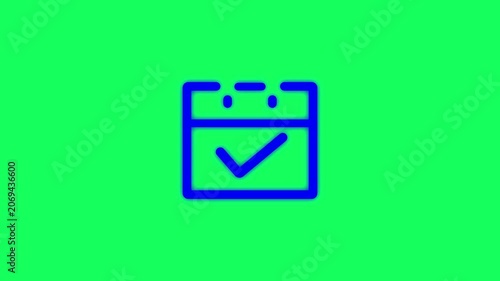 File and notepad icon animation showing note taking and productivity file animation.