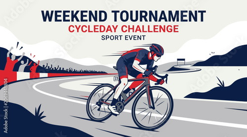 Weekend Tournament Cyclists Compete In Road Race Event