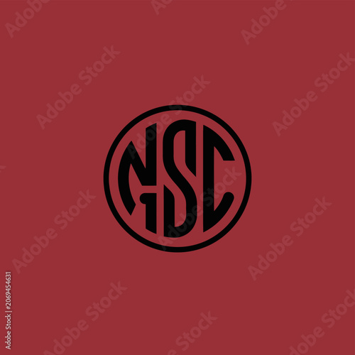 NSC logo on red background.