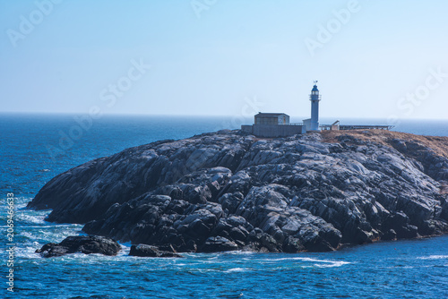 lighthouse in the sea