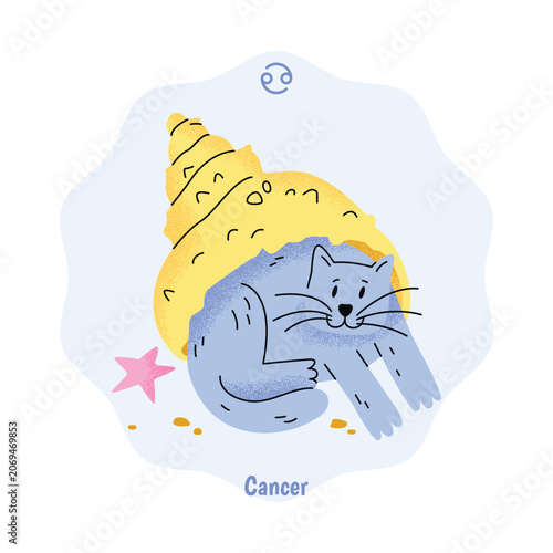 Cancer Cat Zodiac Sign Grain Color