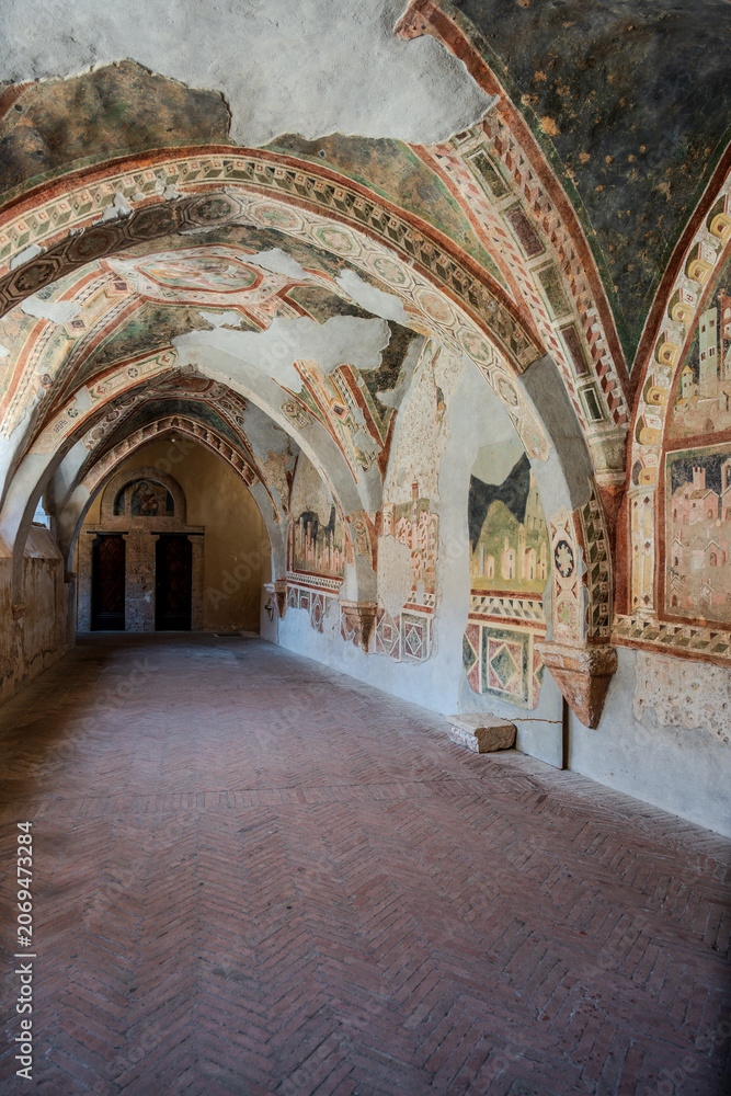 Fototapeta premium Subiaco. The Monastery of Saint Scholastica