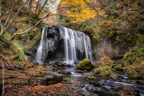 Tatsusawa Fudo Waterfall, Inawashiro, Fukushima Prefecture, Japan