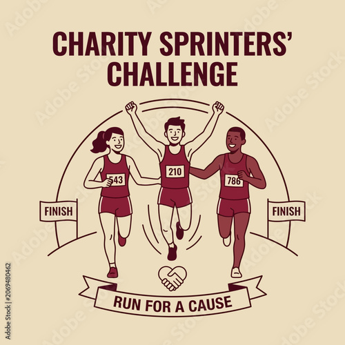 Running Race For Charity Champions Celebrate Success