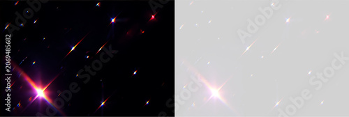 Фотография Iridescent Diamond Crystal Overlay with Rainbow Light Spectrum and Premium Optic