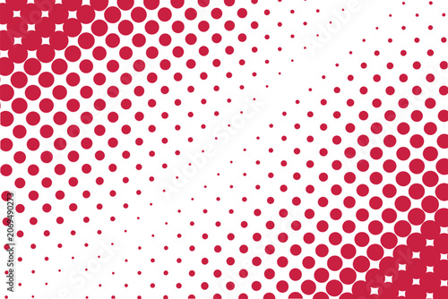 Blue polka dot, seamless pattern, repeating dotted motif with colorful geometric styling for fabric fashion packaging and digital backgrounds.