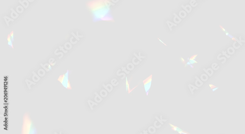 Tableau sur toile Transparent Crystal Spectrum PNG