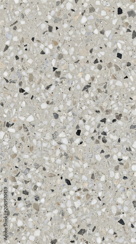 Abstract terrazzo stone pattern texture interior background