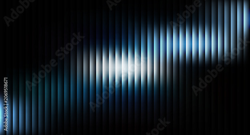 Minimal Dark Blue Neon Vertical Bars Abstract Background, Modern Futuristic Digital Gradient Wallpaper