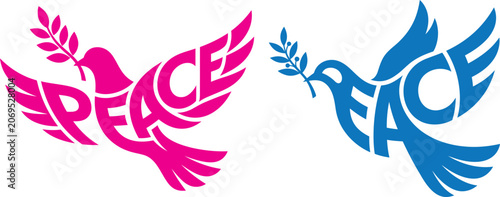 Foto International peace day dove symbol with olive branch promoting harmony and unit