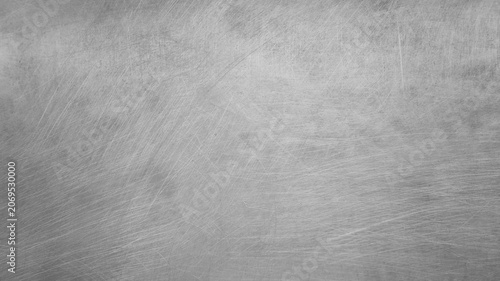Billede på lærred Brushed metal texture in gray, perfect for a sleek desktop wallpaper