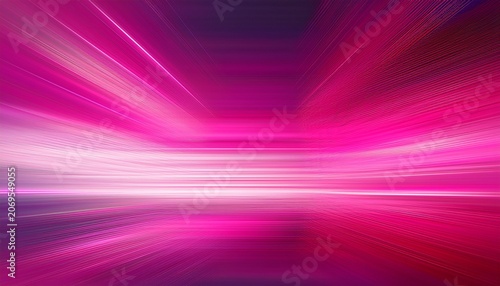 Abstract Pink Horizontal Light Streak Background With Motion Blur Effect For Modern Graphic Design Projects