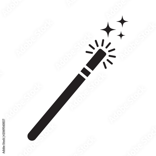Quadro su tela Magic wand icon sign vectors
