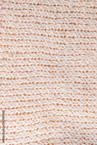 Foto Close up a a knit purl stitch swatch of a sweater texture