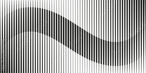 Vertical line wave pattern, stripe gradient background.  vector eps 10