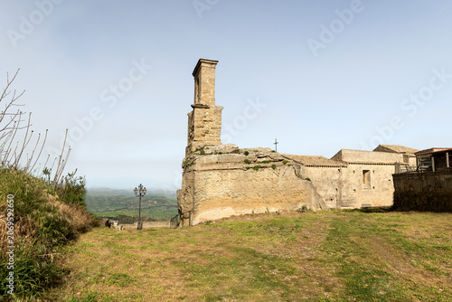 Religious Architecture of Church of Holy Spirit (Chiesa dello Spirito Santo) in Enna, Sicily, Italy.