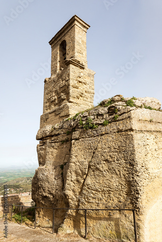 Religious Architecture of Church of Holy Spirit (Chiesa dello Spirito Santo) in Enna, Sicily, Italy.