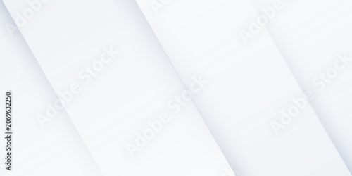 White background neumorphic abstract, Digital technology connect, cyber information communication, innovation future tech data, internet network connection, Ai big data, blue line dot illustration 3d