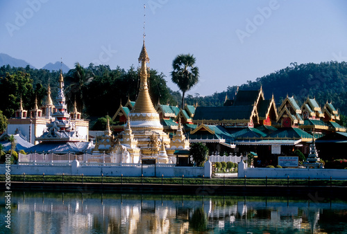 Wat Chong Klang in Mae Hong Son Thai Temple and Architecture