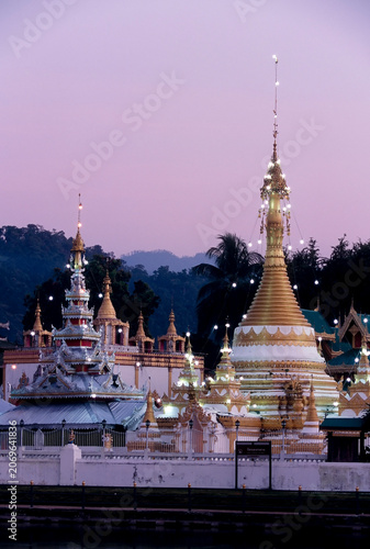 Wat Chong Klang in Mae Hong Son Thai Temple and Architecture