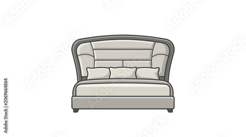 Modern Loveseat Sofa Furniture Design.