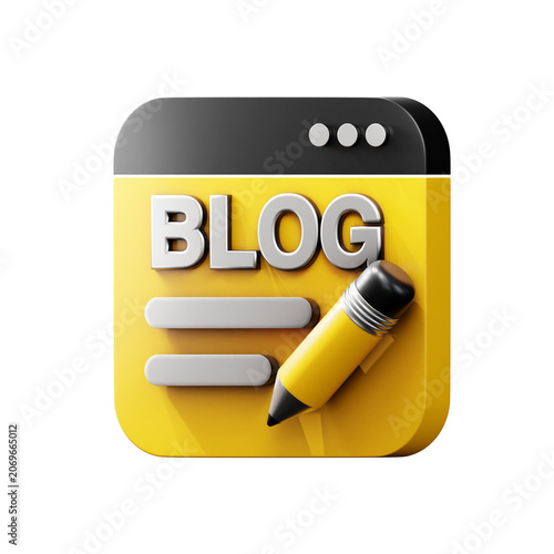 Fotografie 3d icon blog post