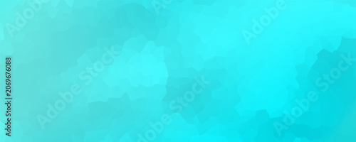Tableau sur toile Vibrant turquoise gradient background