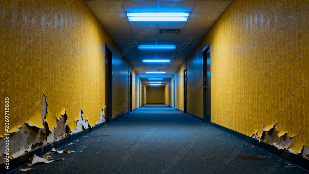 Fototapeta premium backrooms space