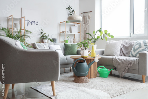 Interior of living room wit...