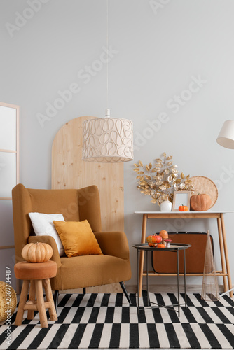 Interior of modern living r...