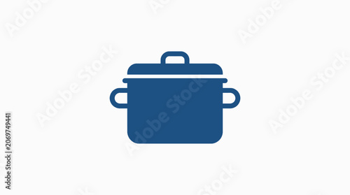 Photos Blue Dutch Oven Cooking Pot.