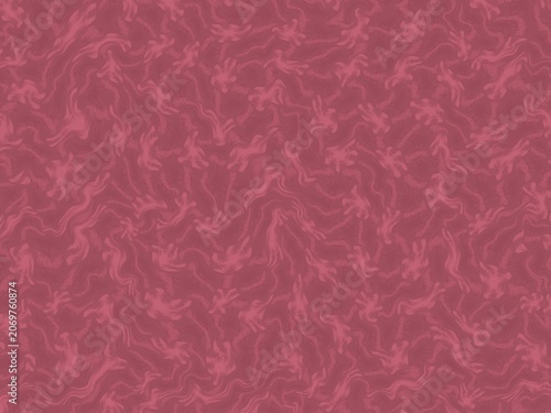 Soft seamless muted red pattern with subtle organic swirls and delicate floral motifs ideal for textiles packaging and decorative backgrounds